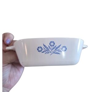 Vintage Corning Ware P-41 Petite Pan Dish 12 oz Cornflower Blue Pattern No Lid